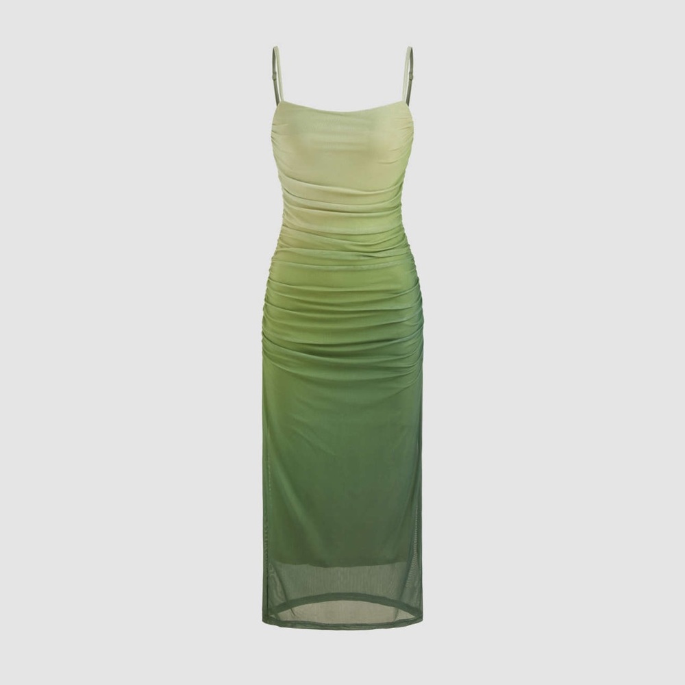 NWT - Green Ombré Midi Dress